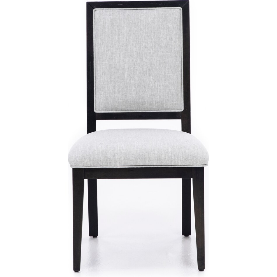 canadel grey inch standard seat height side chair   