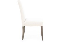 canadel grey inch standard seat height side chair   