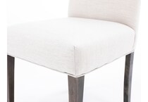 canadel grey inch standard seat height side chair   