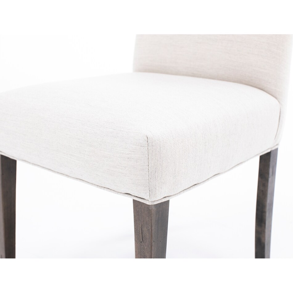 canadel grey inch standard seat height side chair   