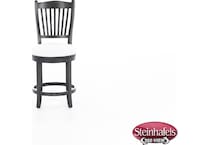 canadel grey  inch counter seat height stool  image   