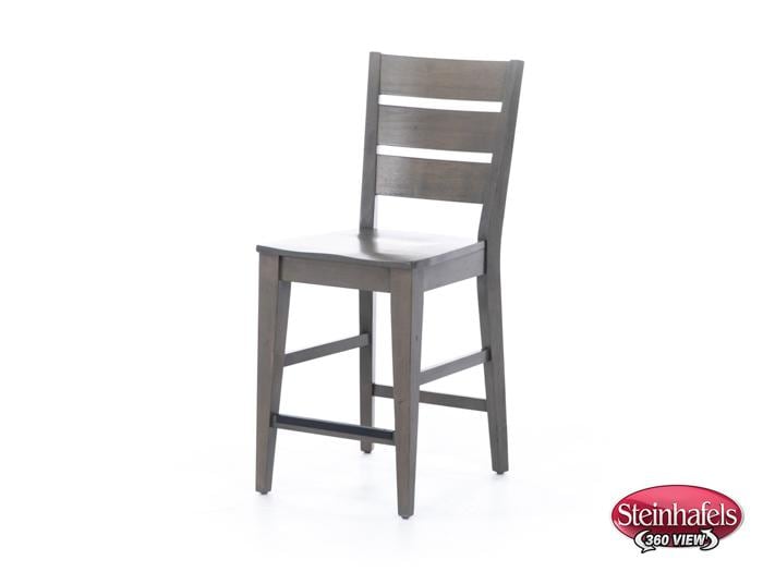 canadel grey  inch counter seat height stool  image   