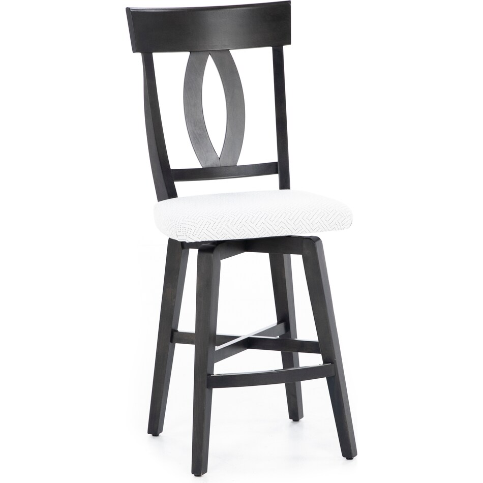 canadel grey  inch counter seat height stool   