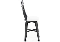 canadel grey  inch counter seat height stool   