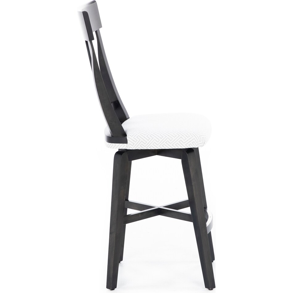 canadel grey  inch counter seat height stool   