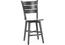 canadel grey  inch counter seat height stool   