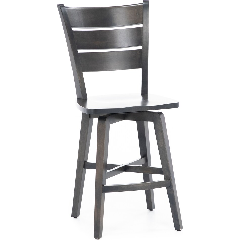 canadel grey  inch counter seat height stool   