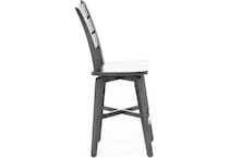 canadel grey  inch counter seat height stool   