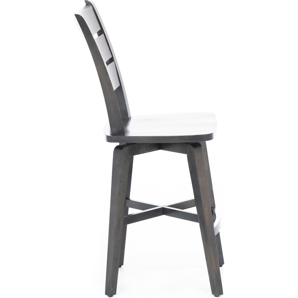 canadel grey  inch counter seat height stool   