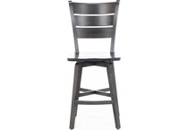 canadel grey  inch counter seat height stool   