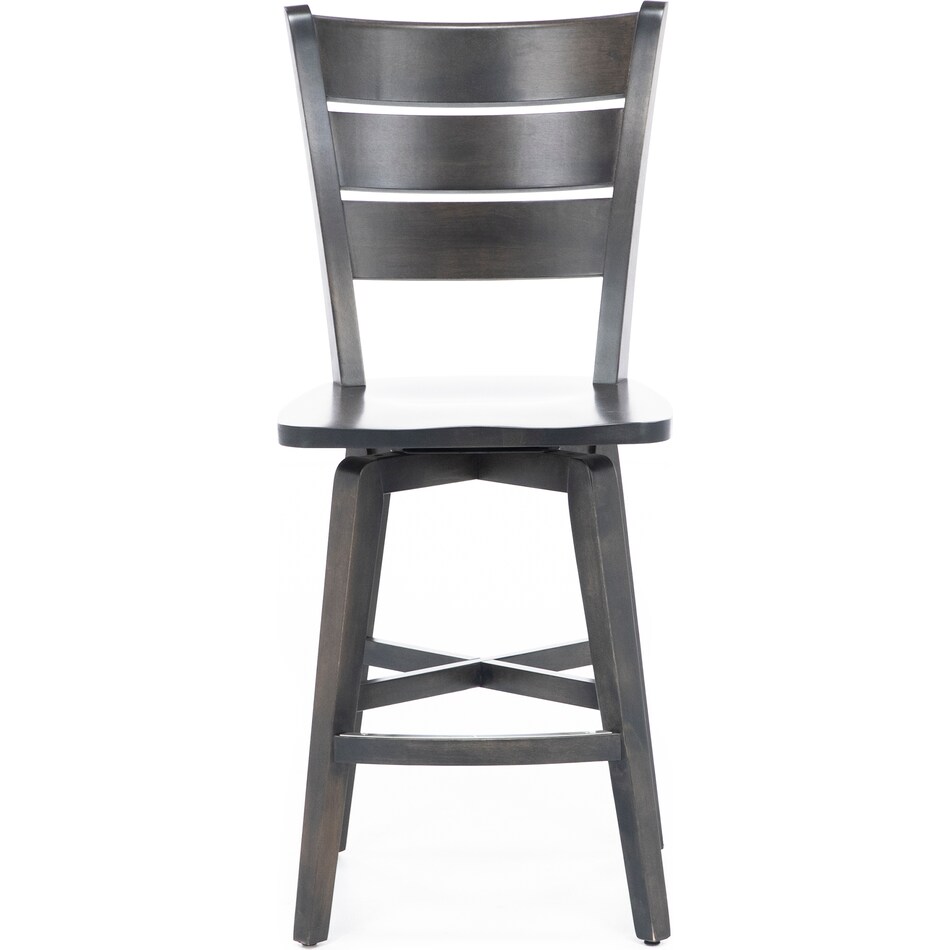 canadel grey  inch counter seat height stool   
