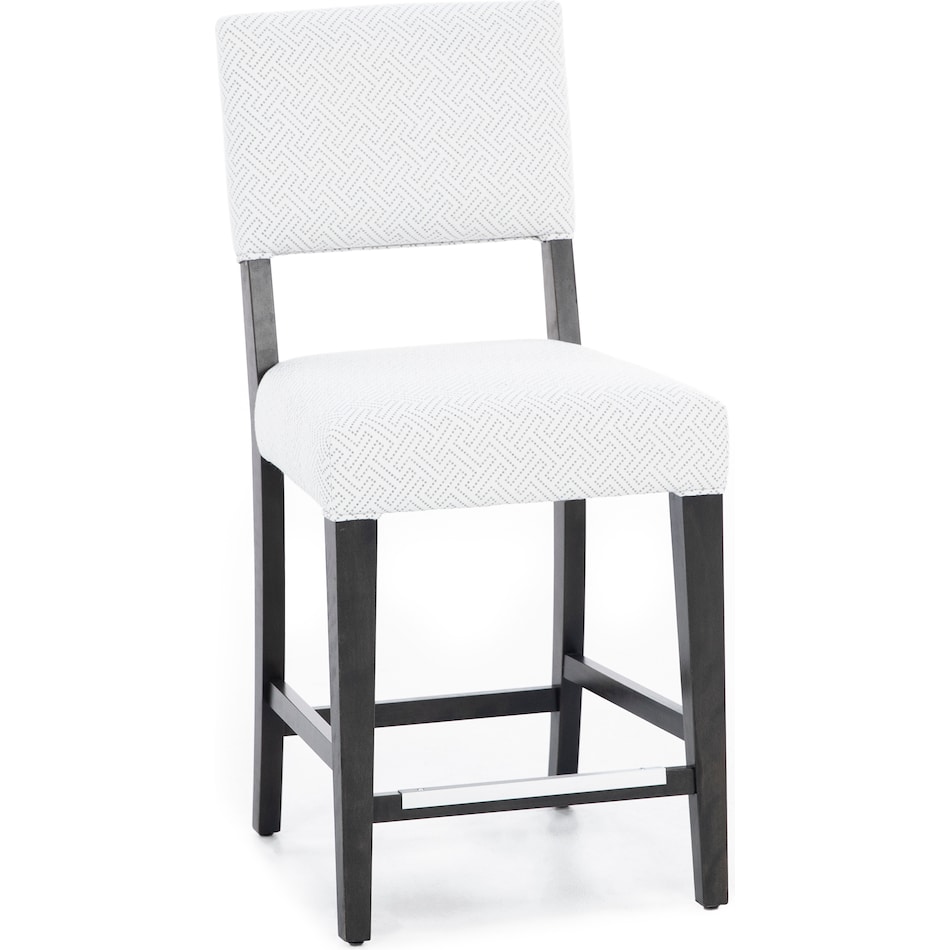 canadel grey  inch counter seat height stool   
