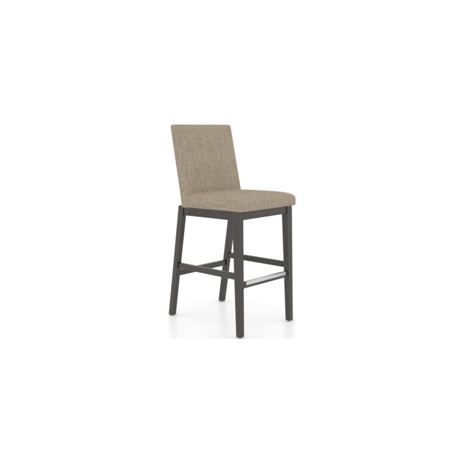 canadel grey  inch counter seat height stool   