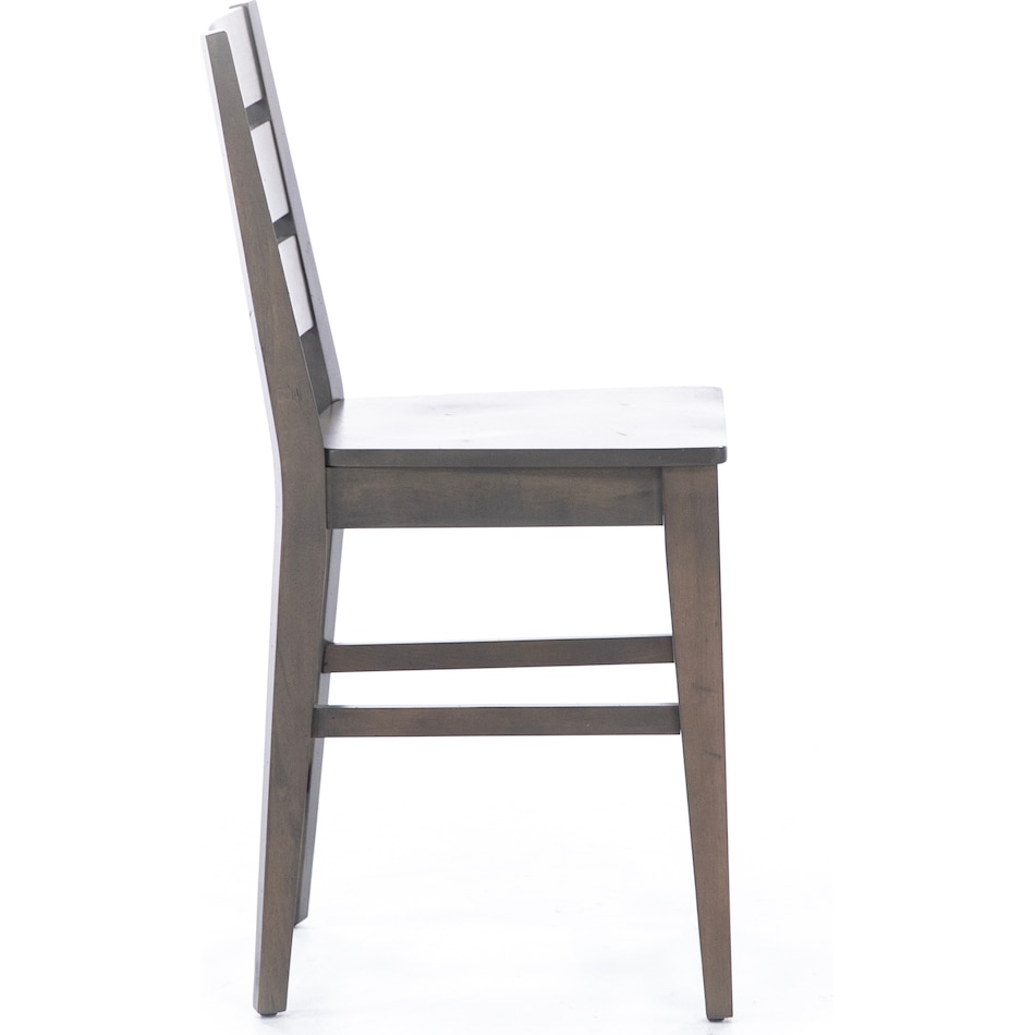 canadel grey  inch counter seat height stool   