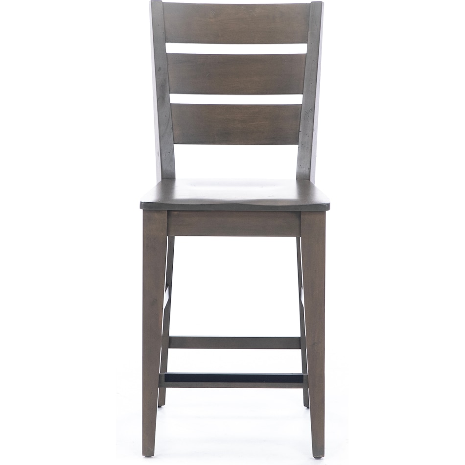 canadel grey  inch counter seat height stool   