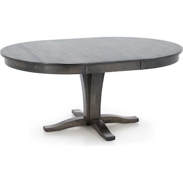 Canadel Gourmet Round to Oval Dining Table