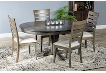 canadel grey inch standard height round oval lifestyle image pkg  