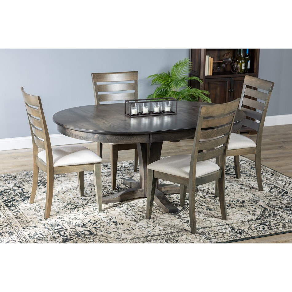 canadel grey inch standard height round oval lifestyle image pkg  