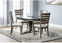 canadel grey inch standard height round oval lifestyle image pkg  
