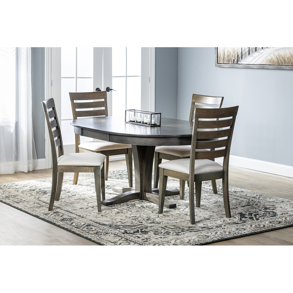 canadel grey inch standard height round oval lifestyle image pkg  