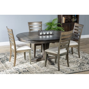 Canadel Gourmet 42-62" Round to Oval Dining Table