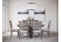 canadel grey inch standard height round oval lifestyle image pkg  
