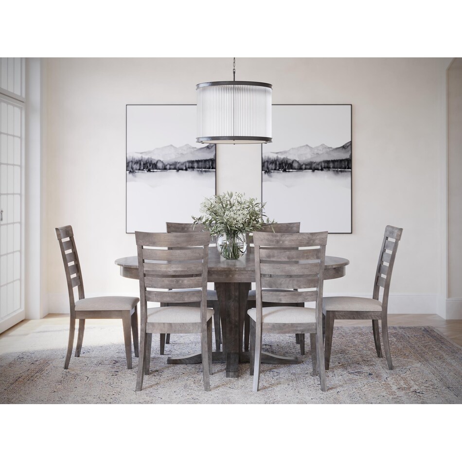 canadel grey inch standard height round oval lifestyle image pkg  