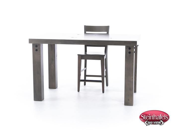 canadel grey inch counter height rectangle  image   