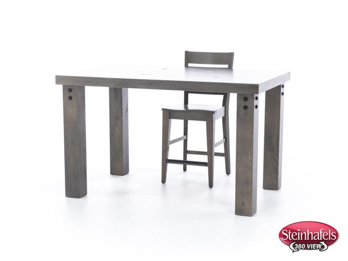 canadel grey inch counter height rectangle  image   