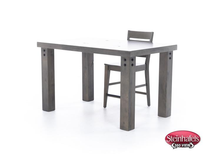 canadel grey inch counter height rectangle  image   