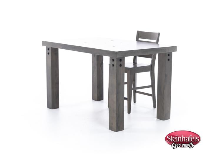 canadel grey inch counter height rectangle  image   