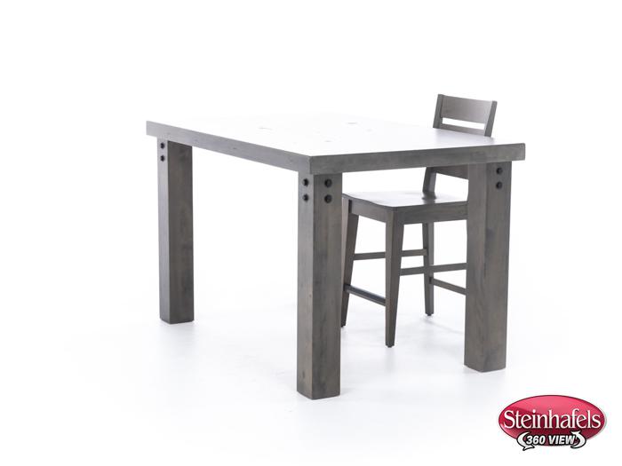 canadel grey inch counter height rectangle  image   