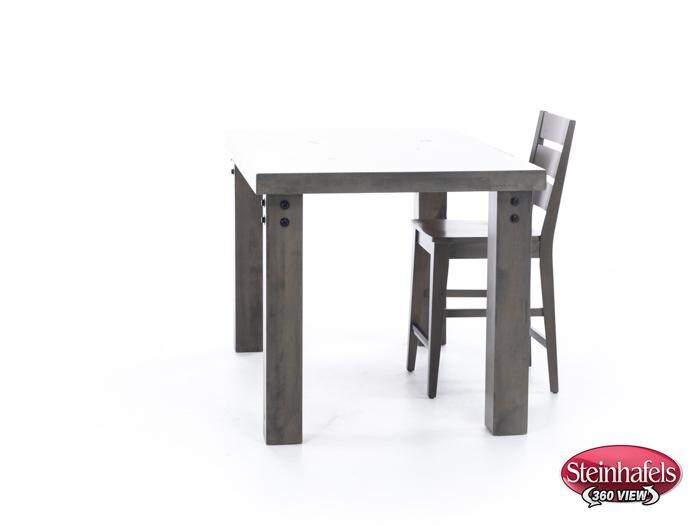 canadel grey inch counter height rectangle  image   
