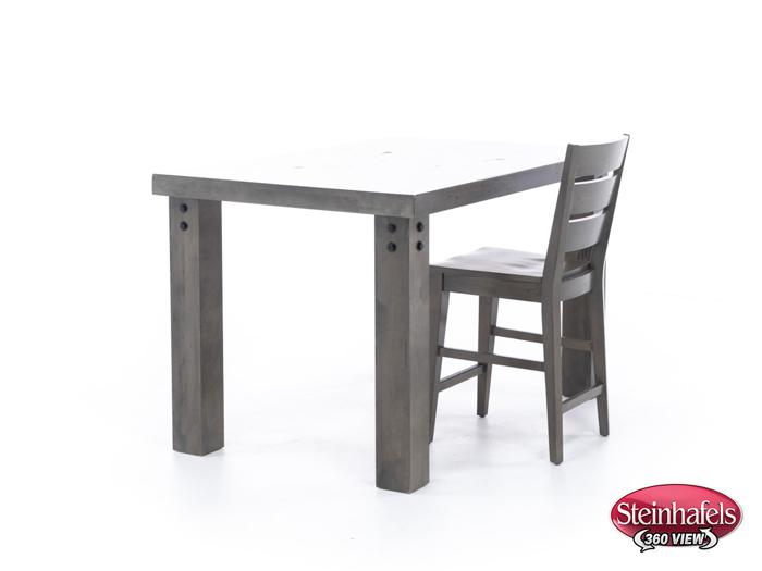 canadel grey inch counter height rectangle  image   