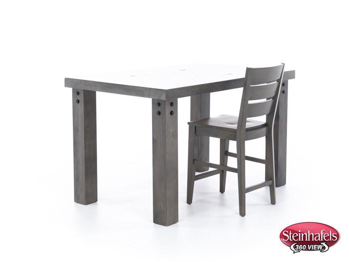 canadel grey inch counter height rectangle  image   