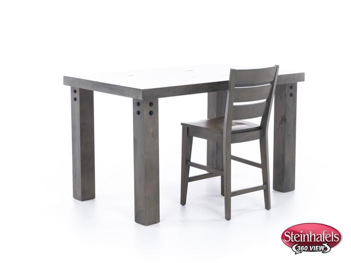 canadel grey inch counter height rectangle  image   