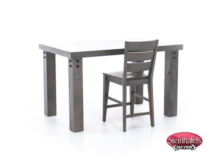 canadel grey inch counter height rectangle  image   