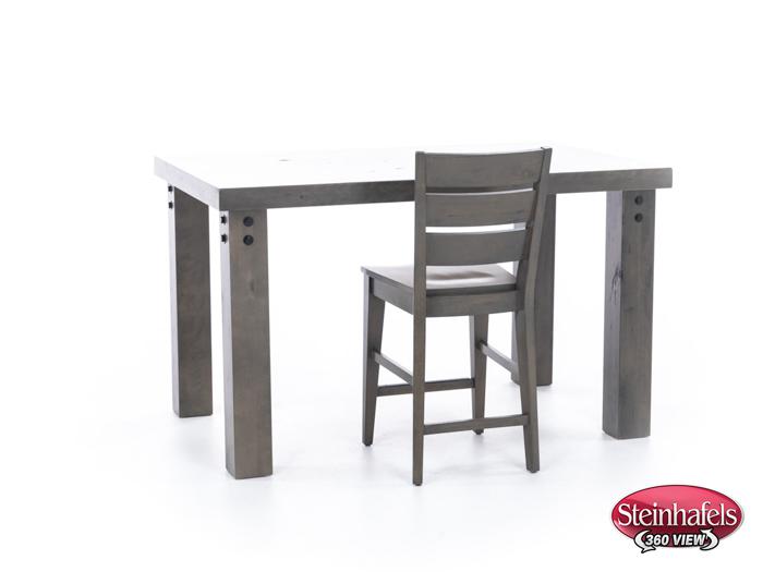 canadel grey inch counter height rectangle  image   
