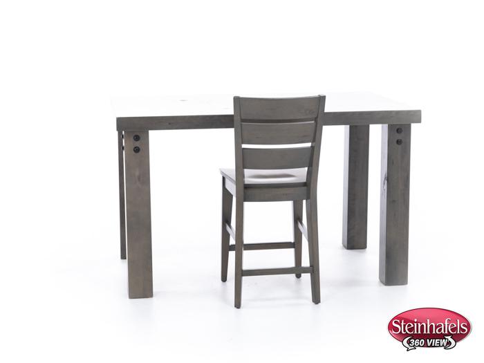 canadel grey inch counter height rectangle  image   