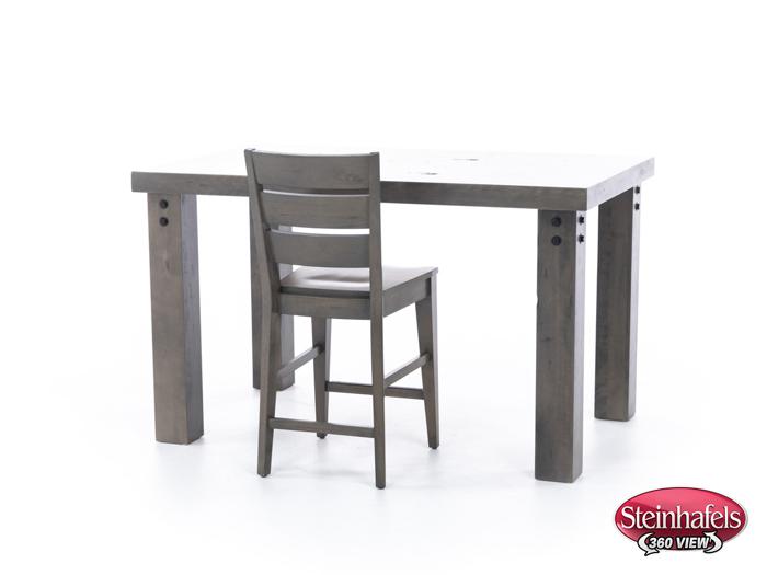 canadel grey inch counter height rectangle  image   