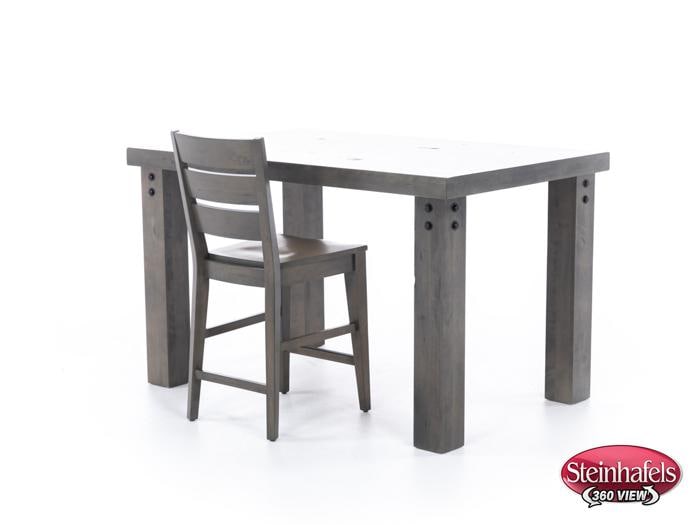canadel grey inch counter height rectangle  image   