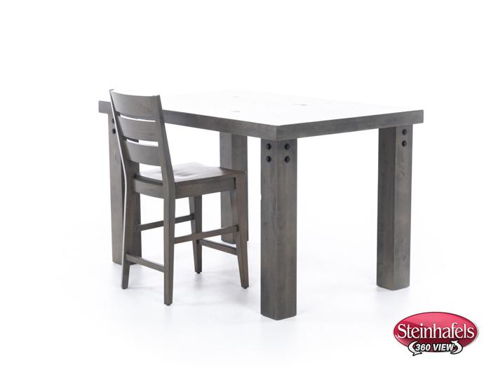 canadel grey inch counter height rectangle  image   
