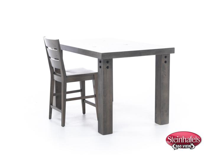 canadel grey inch counter height rectangle  image   