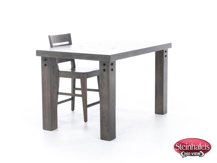 canadel grey inch counter height rectangle  image   