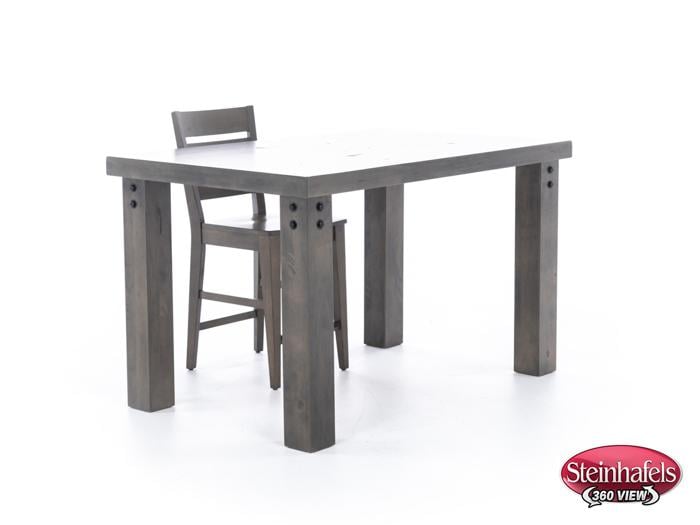 canadel grey inch counter height rectangle  image   