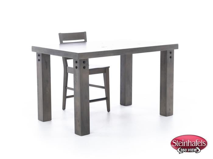 canadel grey inch counter height rectangle  image   