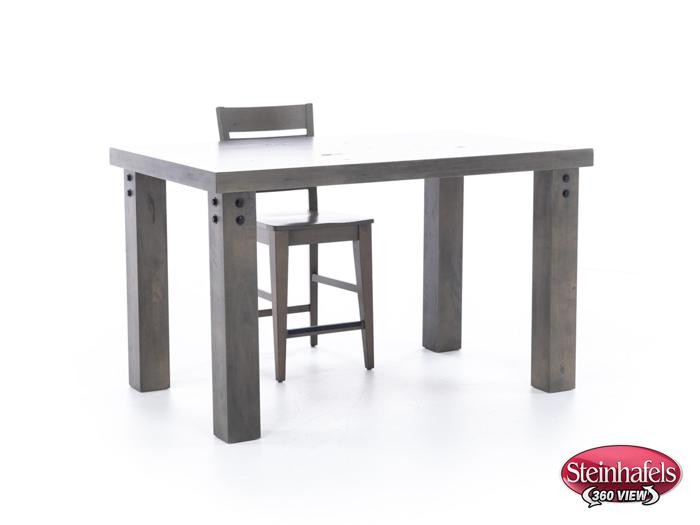 canadel grey inch counter height rectangle  image   