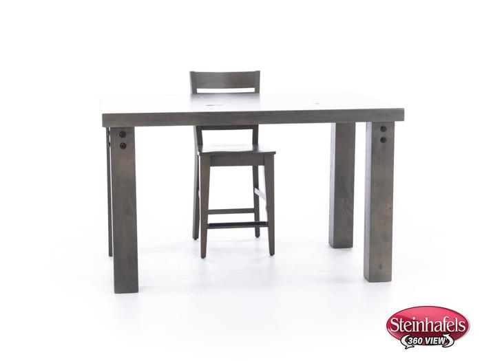 canadel grey inch counter height rectangle  image   