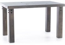 canadel grey inch counter height rectangle   