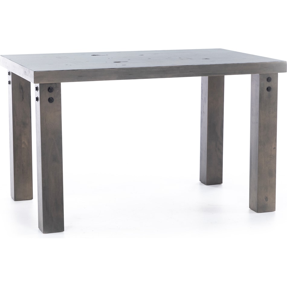 canadel grey inch counter height rectangle   